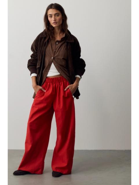 FREE PEOPLE Day's End Linen Pull-On Pants