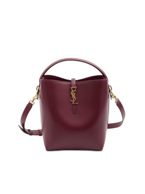 SAINT LAURENT Le 37 cassandre-hook leather bucket bag