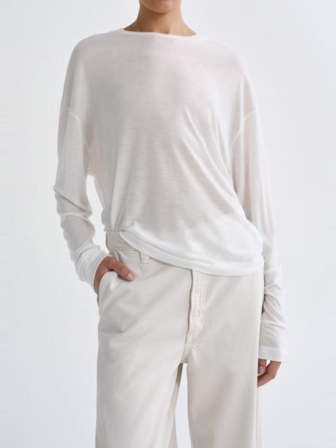 AGOLDE SASHA TEE (TENCEL JERSEY) IN GESSO