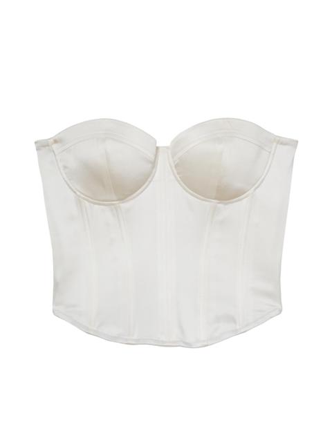 Fleur du Mal Women's Hamptons Bustier Top - Ivory