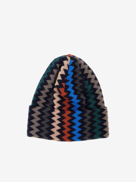 Missoni zigzag-knit beanie hat