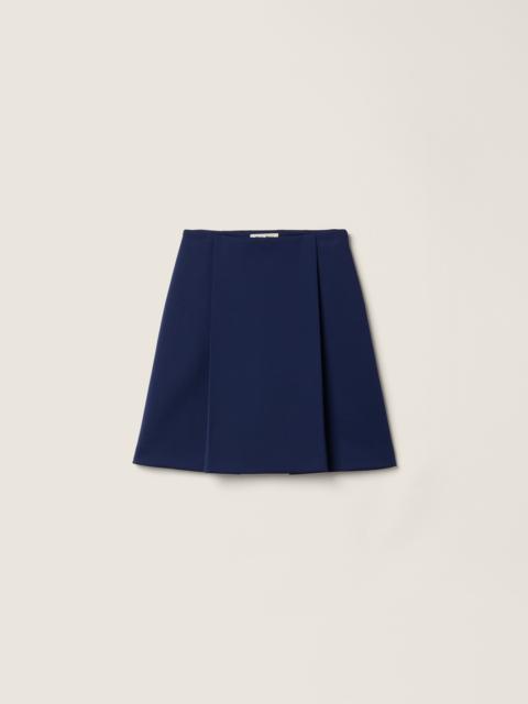Miu Miu Technical jersey skirt