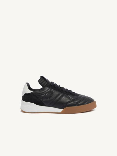 courrèges CLUB 02 LEATHER SNEAKERS