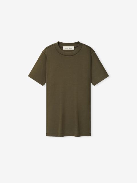 ESSENTIALS Womens Soft Rib Fitted T-Shirt