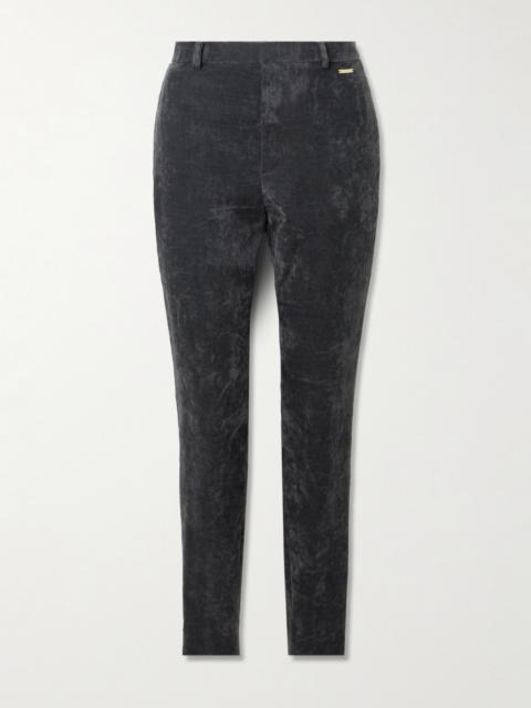 GUCCI Cotton-blend Velvet Pants