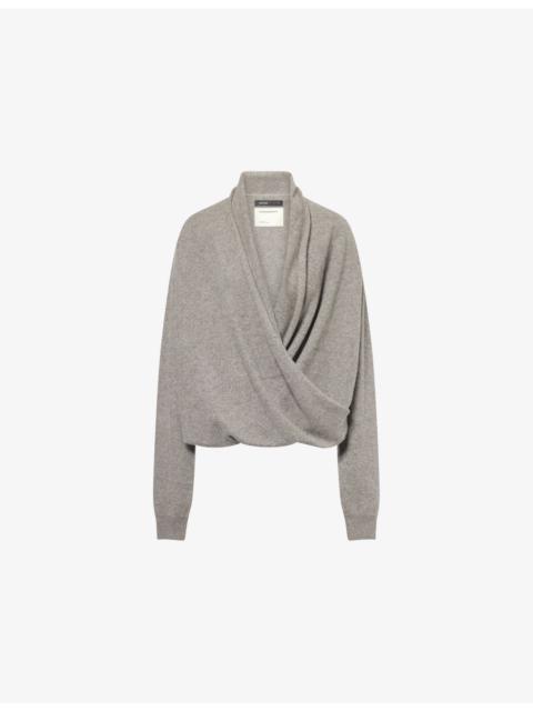 FRENCKENBERGER Cross V-Neck Cashmere Jumper