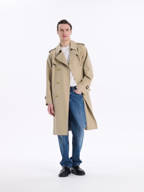 Mackintosh Blanefield Gabardine Double Breasted Trench Coat