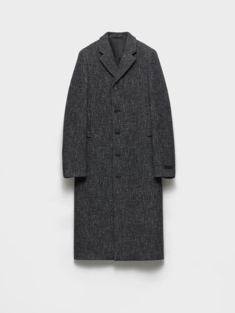 Prada Single-breasted wool blend coat