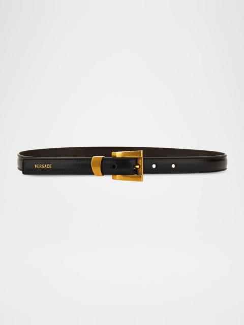 VERSACE Calf Leather Belt