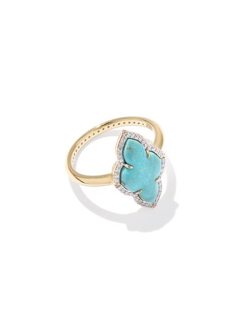 KENDRA SCOTT Abbie 14k Yellow Gold Cocktail Ring