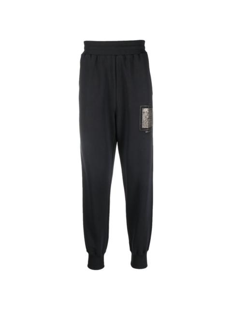 Foil Grid track pants