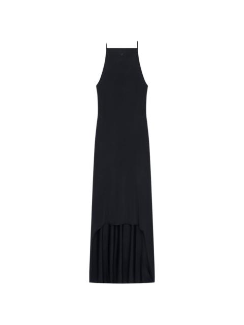 courrèges halterneck high-low dress