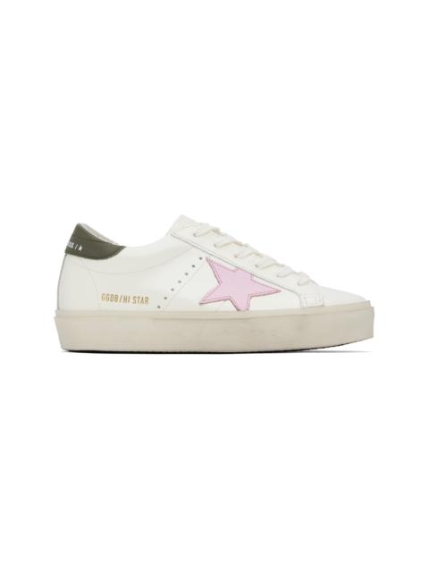 Golden Goose Off-White Hi Star Sneakers