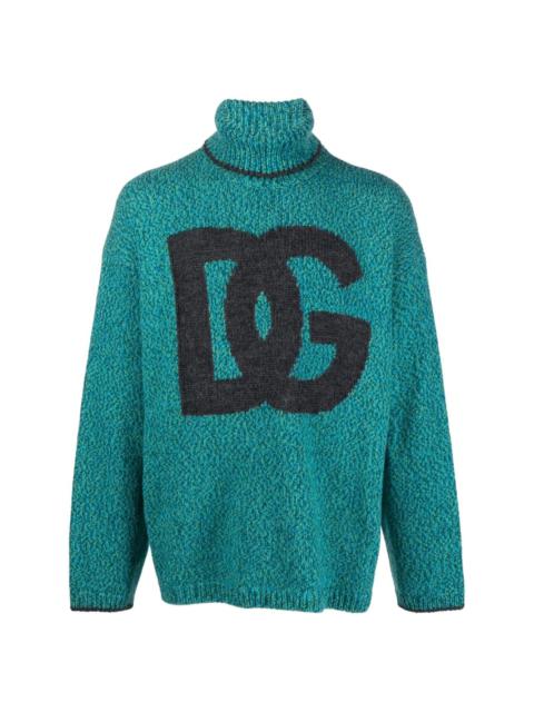 Dolce & Gabbana intarsia-knit logo jumper