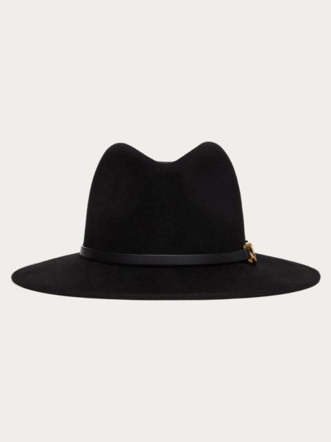 Valentino VALENTINO GARAVANI VLOGO CHAIN FEDORA HAT