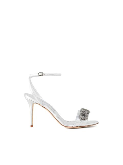 Manolo Blahnik crystal-embellished sandals