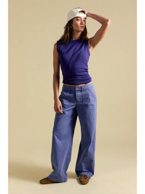 FREE PEOPLE We The Free Yours Truly Low-Rise Cargo Chino Pants