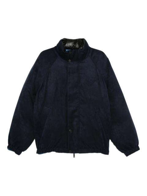 Emporio Armani Tonal-logo Press-studs Jacket