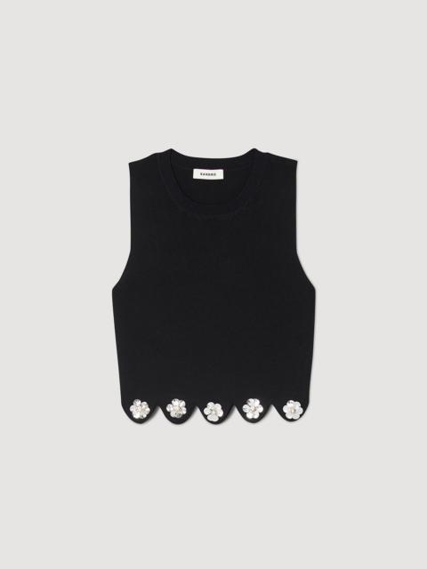 Sandro Knit crop top