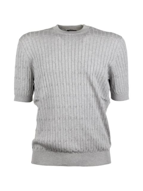 PESERICO ribbed crewneck T-shirt