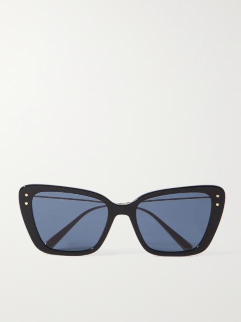 Dior Missdior B5i Cat-eye Acetate And Gold-tone Sunglasses