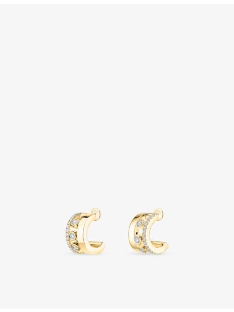 MESSIKA Move Romane 18ct Yellow-Gold And 0.27ct Diamond Earrings