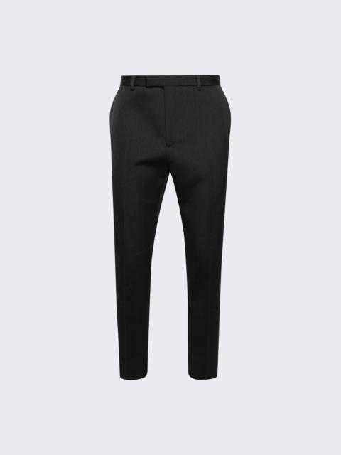 GUCCI Wool Pants With Crease Detail Medium Grey Melange