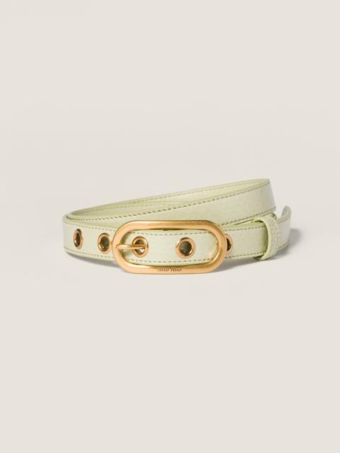 Miu Miu Ayers leather belt