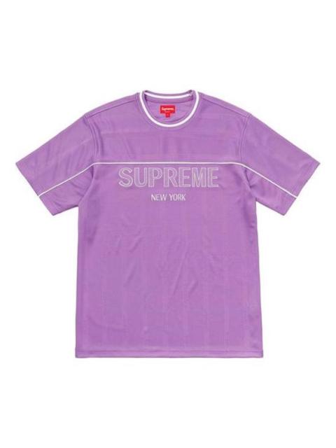 Supreme Supreme SS18 Dazzle Warm Up Top Light Purple Tee SUP-SS18-0026