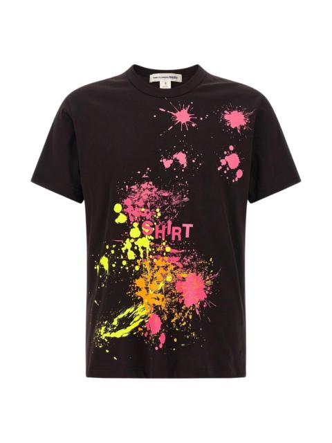 Comme des Garçons SHIRT Paint splash t-shirt by COMME DES GARÇONS SHIRT