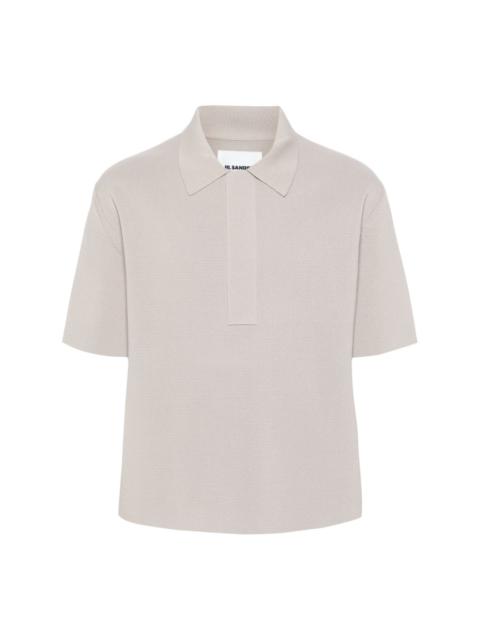 Jil Sander knitted polo shirt