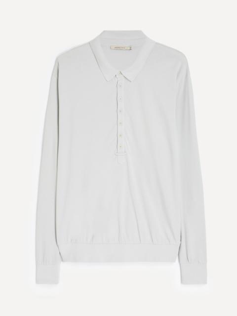 paloma wool Romi Light Grey Long-Sleeve Polo