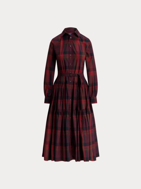 Polo Ralph Lauren Plaid Tiered Shirtdress