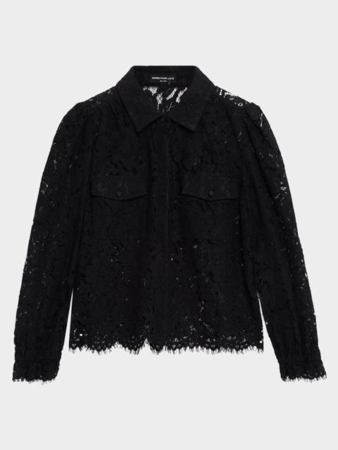 GENERATION LOVE Lina Long-Sleeve Lace Shirt