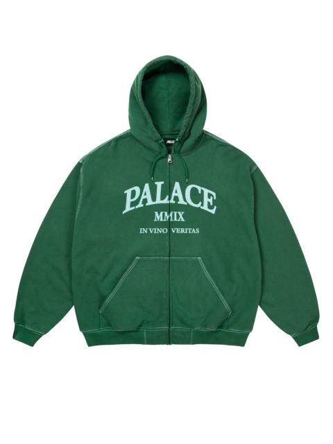 PALACE TRIPLE STITCH VERITAS ZIP HOOD RACEY GREEN