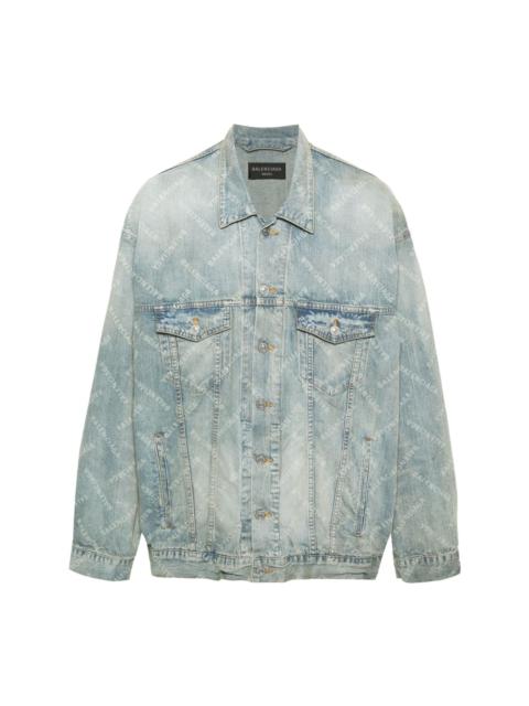 Bal Diagonal denim jacket