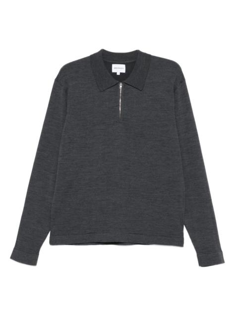 NORSE PROJECTS zip-neck polo shirt