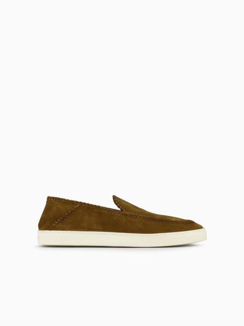 Galleria 3 suede slip-ons