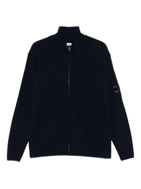 C.P. Company lambswool zip-front cardigan