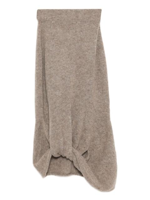 LAUREN MANOOGIAN knot-detail skirt