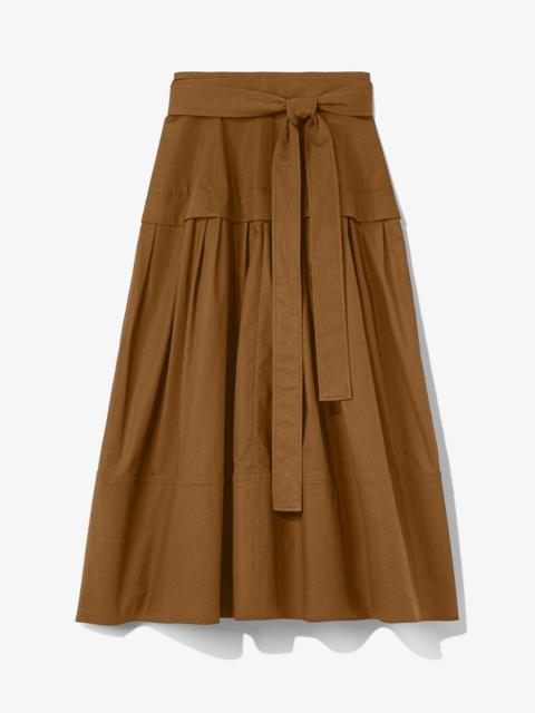 Proenza Schouler Poplin Belted Skirt
