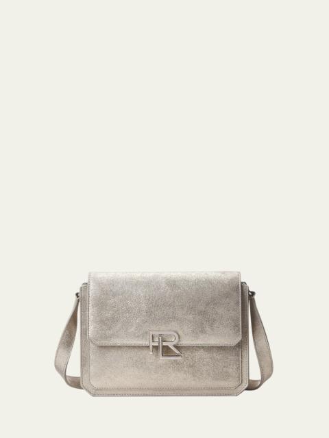 Ralph Lauren RL 888 Metallic Leather Crossbody Bag