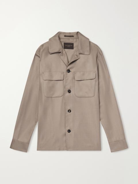 SLOWEAR Wool and Silk-Blend Overshirt