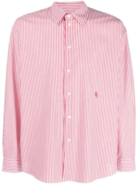 Sporty & Rich stripe-print cotton shirt