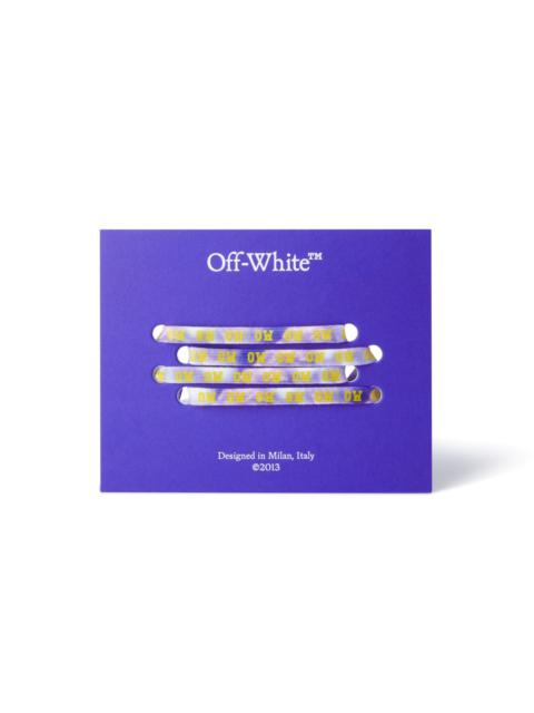 Off-White Lilac/Yellow Cloud Laces