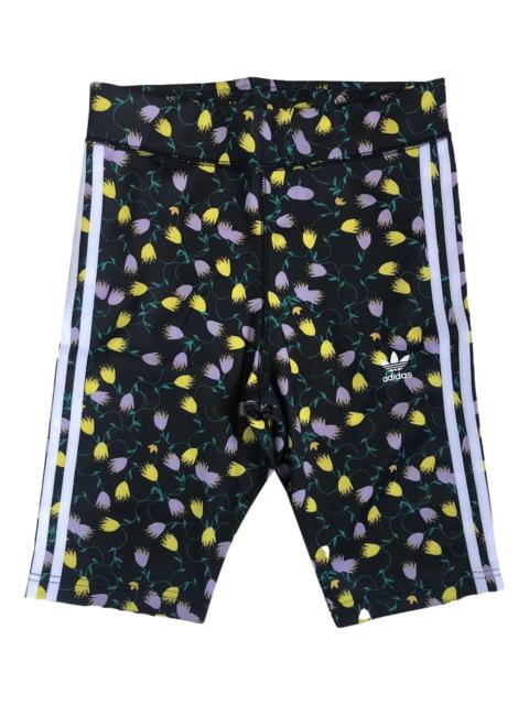 adidas print stripes cycling shorts