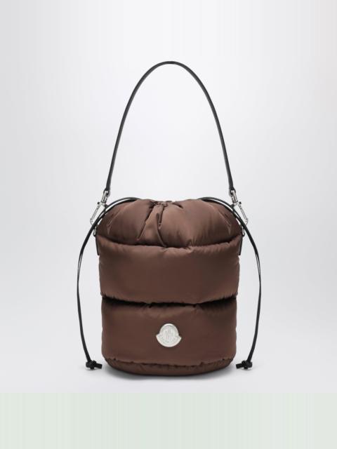 Moncler Caradoc bucket bag in Burgundy
