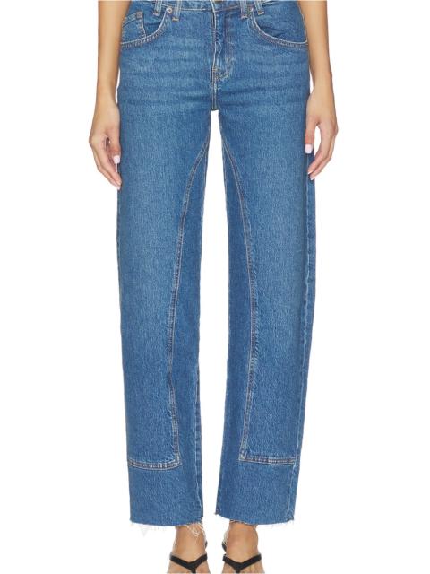 FREE PEOPLE x We The Free Risk Taker Mid-rise Straight