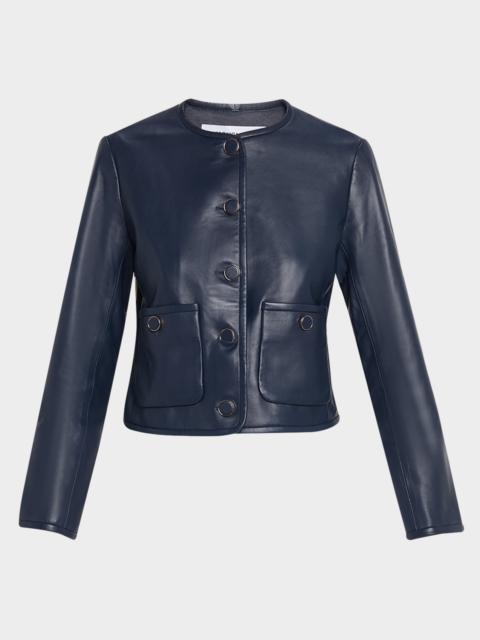 VERONICA BEARD Andrea Leather Jacket