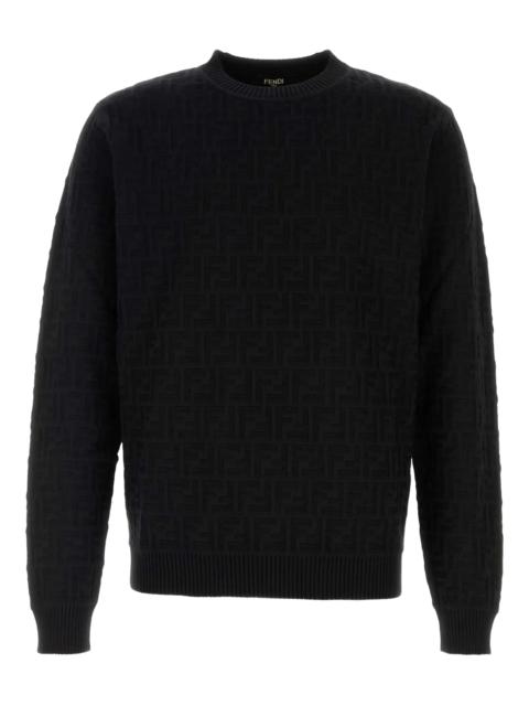 FENDI Fendi FF-pattern Cotton Sweater